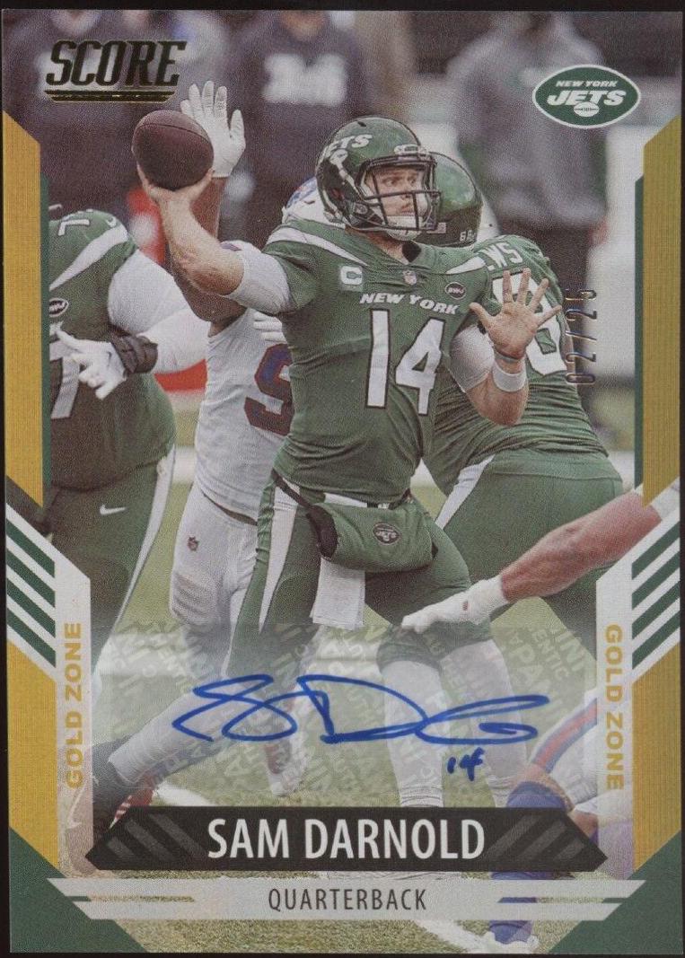 Sam Darnold [Signature Gold Zone] #45
