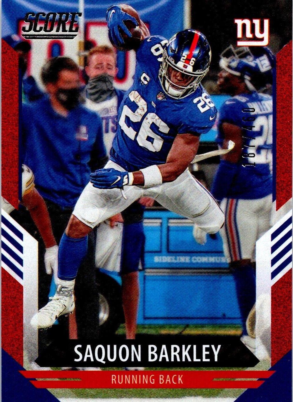 Saquon Barkley [Dots Red] #62