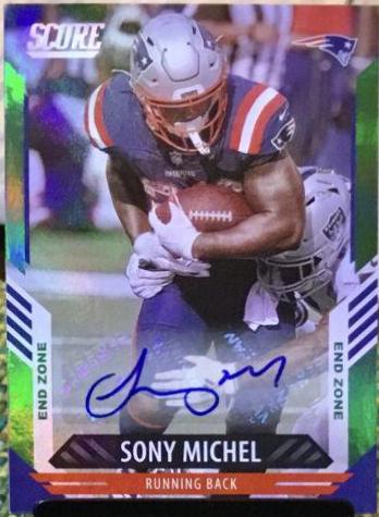 Sony Michel [Signature End Zone] #38