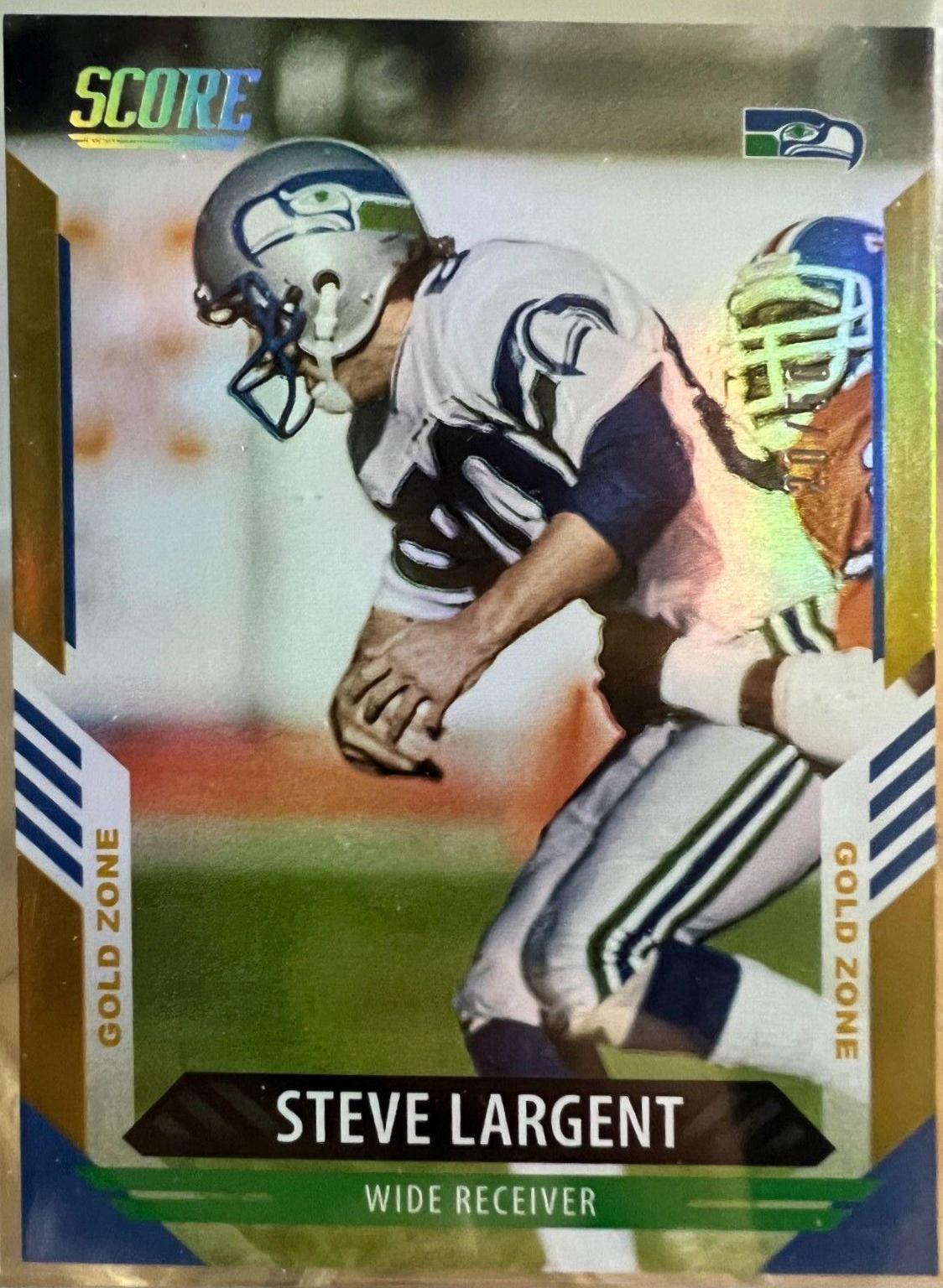 Steve Largent [Gold Zone] #274