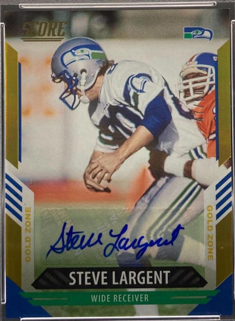 Steve Largent [Signature Gold Zone] #274