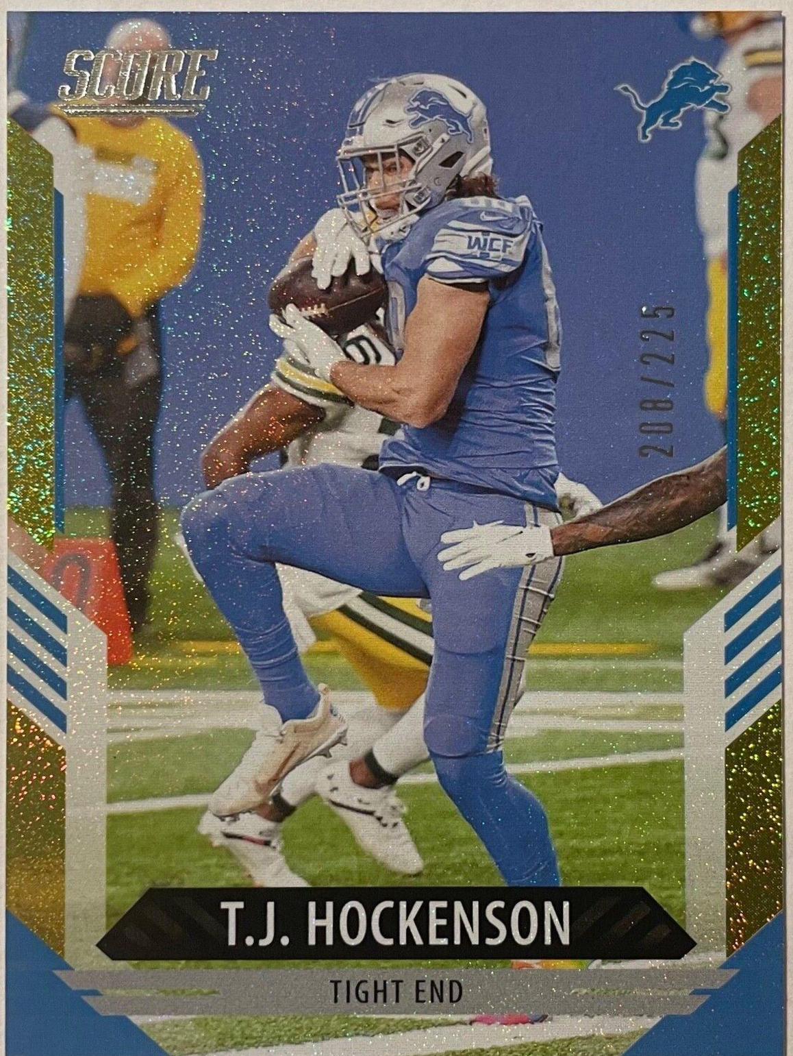 T. J. Hockenson [Dots Gold] #136