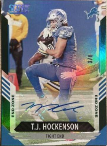 T. J. Hockenson [Signature End Zone] #136