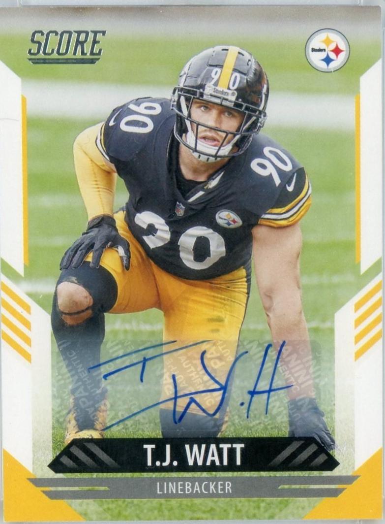 T. J. Watt [Signature] #117