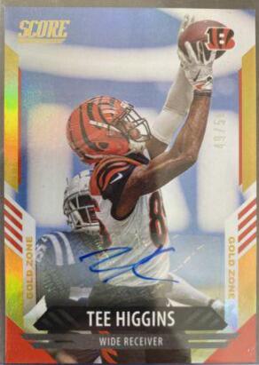 Tee Higgins [Signature Gold Zone] #97