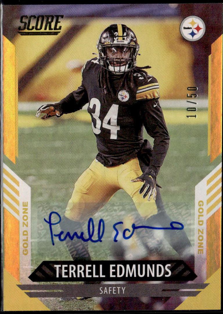 Terrell Edmunds [Signature Gold Zone] #295