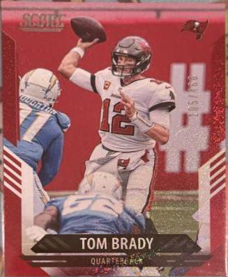 Tom Brady [Dots Red] #12