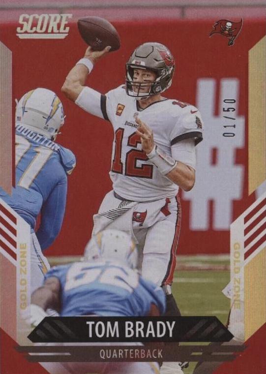 Tom Brady [Gold Zone] #12