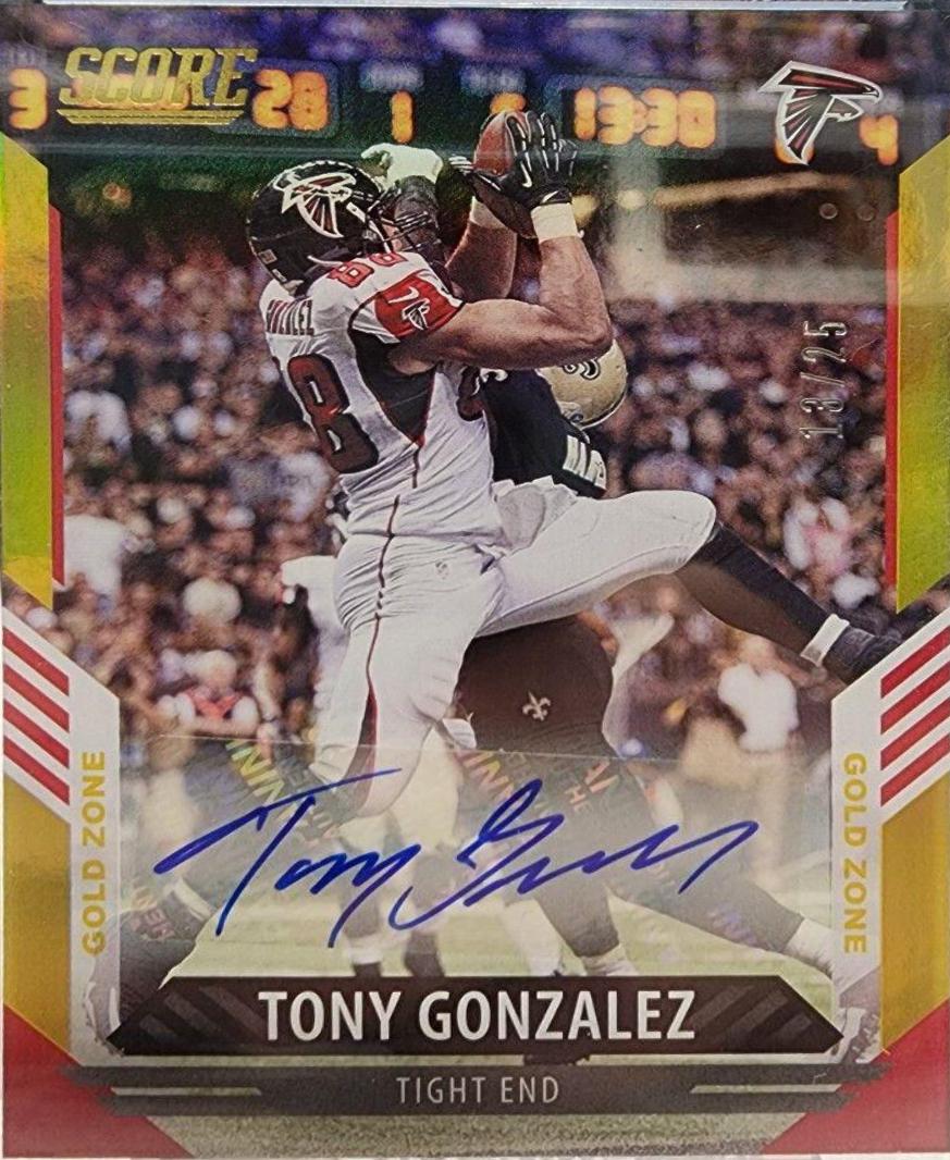 Tony Gonzalez [Signature Gold Zone] #278