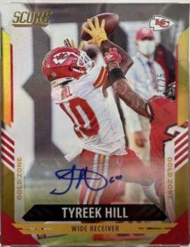 Tyreek Hill [Signature Gold Zone] #2