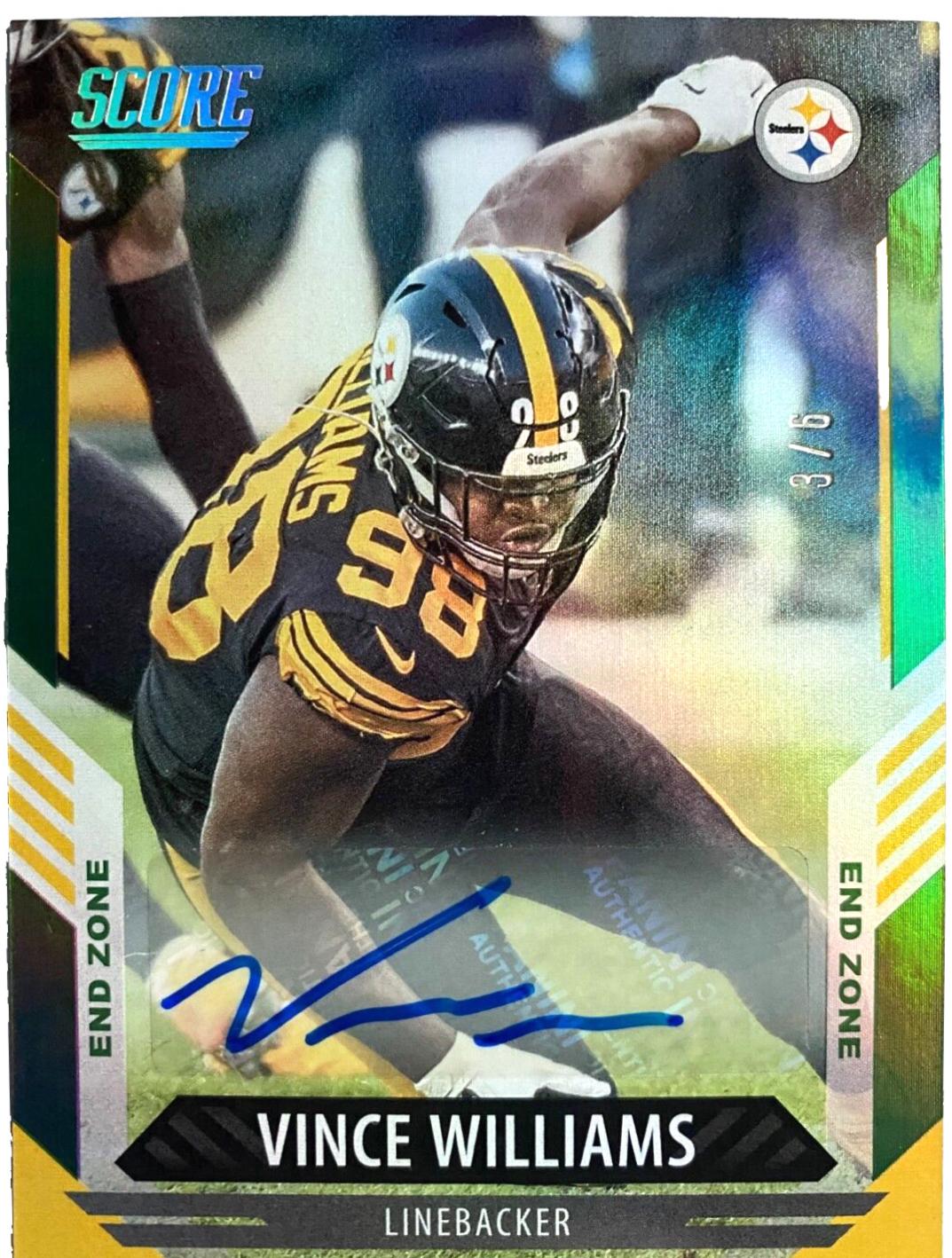 Vince Williams [Signature End Zone] #296