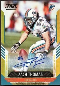 Zach Thomas [Signature Gold Zone] #33