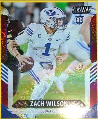 Zach Wilson [Dots Red] #304