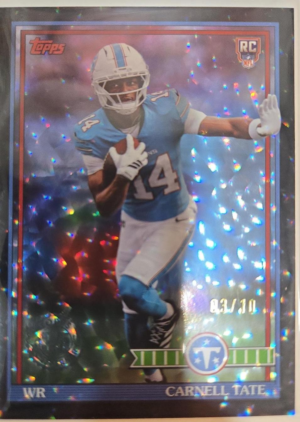 Carnell Tate [Black Crackle] #91TR-18