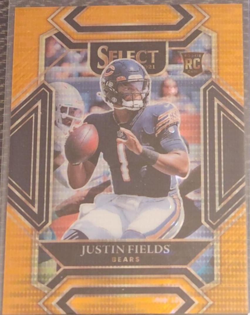 Justin Fields [Neon Orange Pulsar] #250