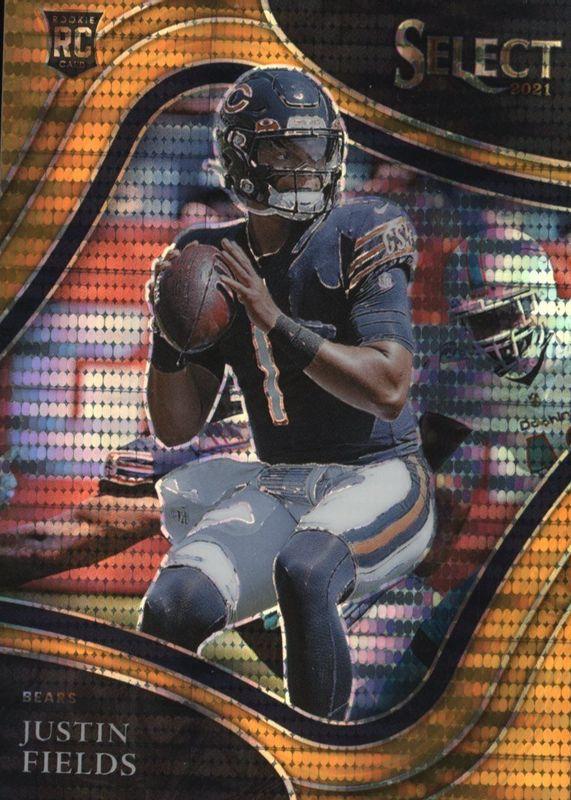 Justin Fields [Neon Orange Pulsar] #350