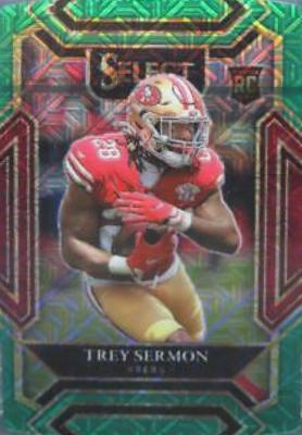 Trey Sermon [Green Die Cut] #268
