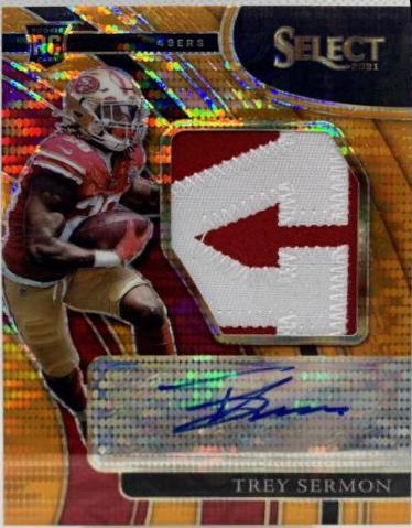 Trey Sermon [Neon Orange Pulsar] #268