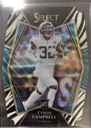 Tyson Campbell [Zebra Die Cut] #189