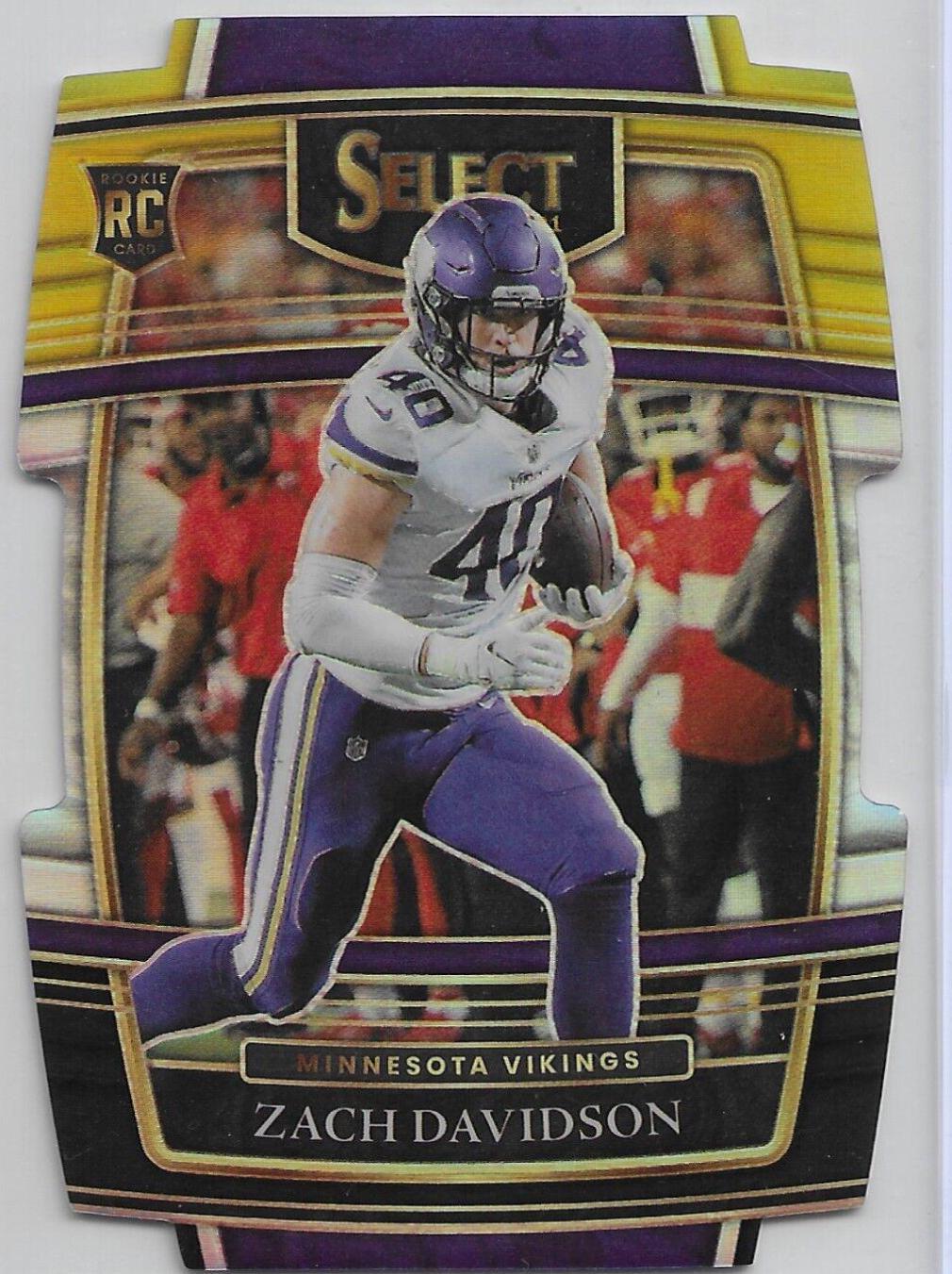 Zach Davidson [Black Gold Die Cut] #95