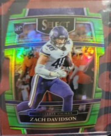 Zach Davidson [Neon Green Die Cut] #95