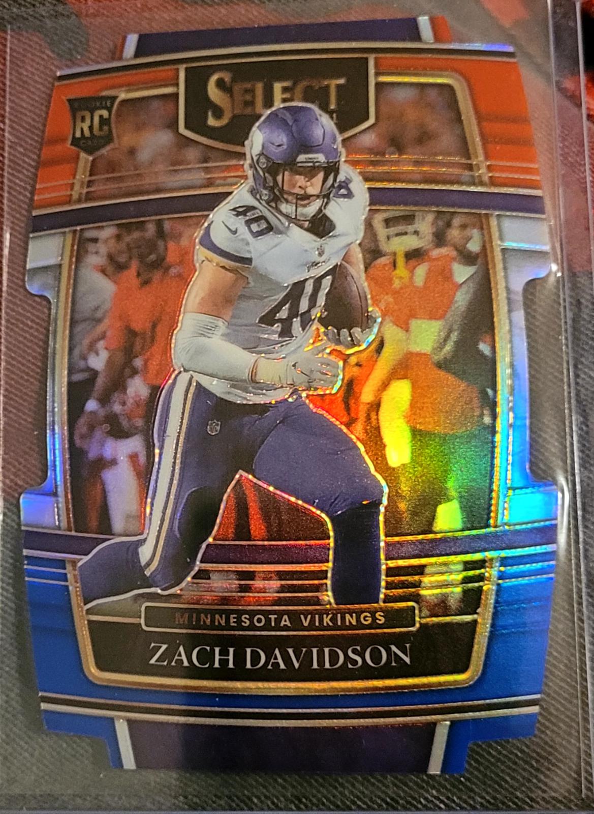 Zach Davidson [Red Blue Die Cut] #95
