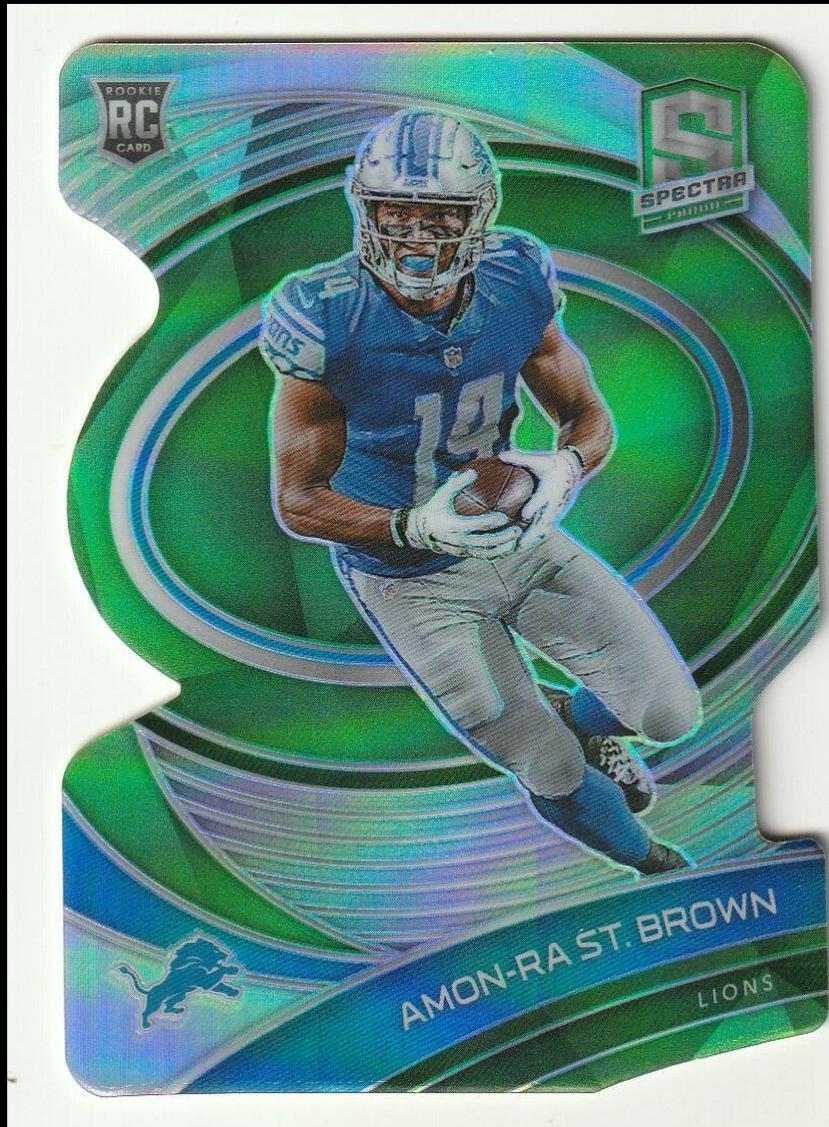 Amon Ra St. Brown [Green Die Cut] #169