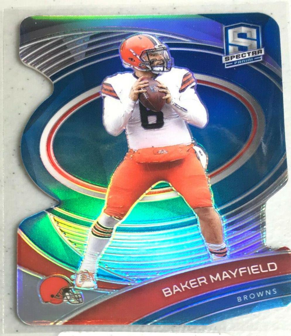 Baker Mayfield [Blue Die Cut] #22