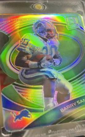 Barry Sanders [Green Die Cut] #106