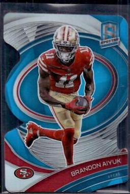 Brandon Aiyuk [Blue Die Cut] #88