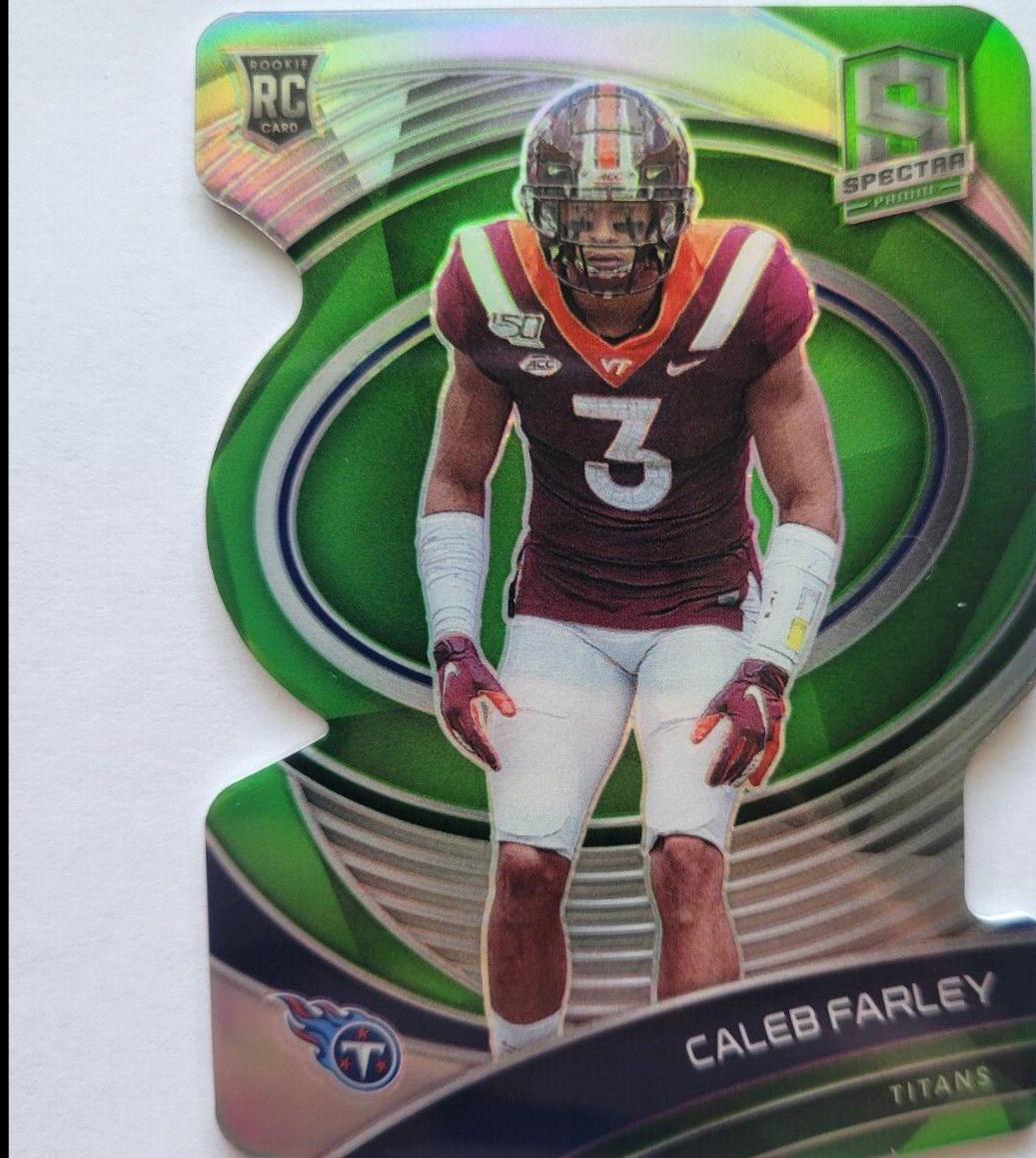 Caleb Farley [Green Die Cut] #190