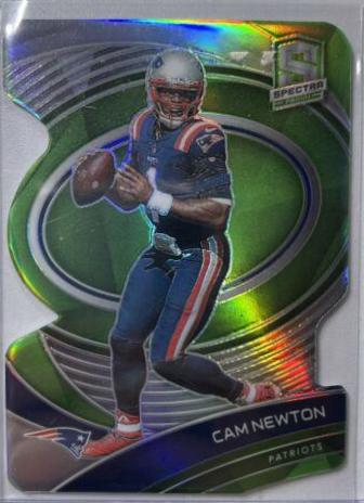 Cam Newton [Green Die Cut] #67