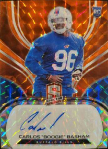 Carlos 'Boogie' Basham [Autograph Neon Orange] #246