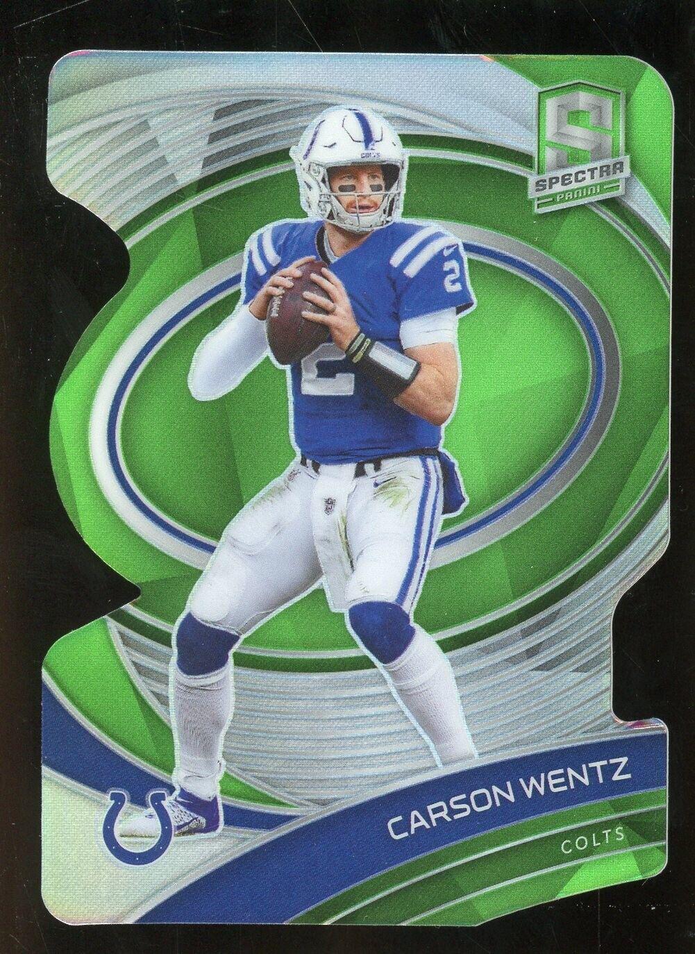 Carson Wentz [Green Die Cut] #36