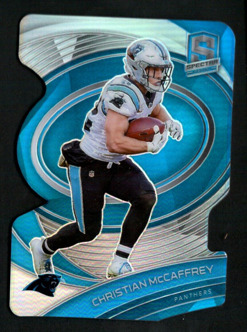 Christian McCaffrey [Blue Die Cut] #14