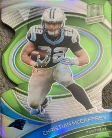 Christian McCaffrey [Green Die Cut] #133