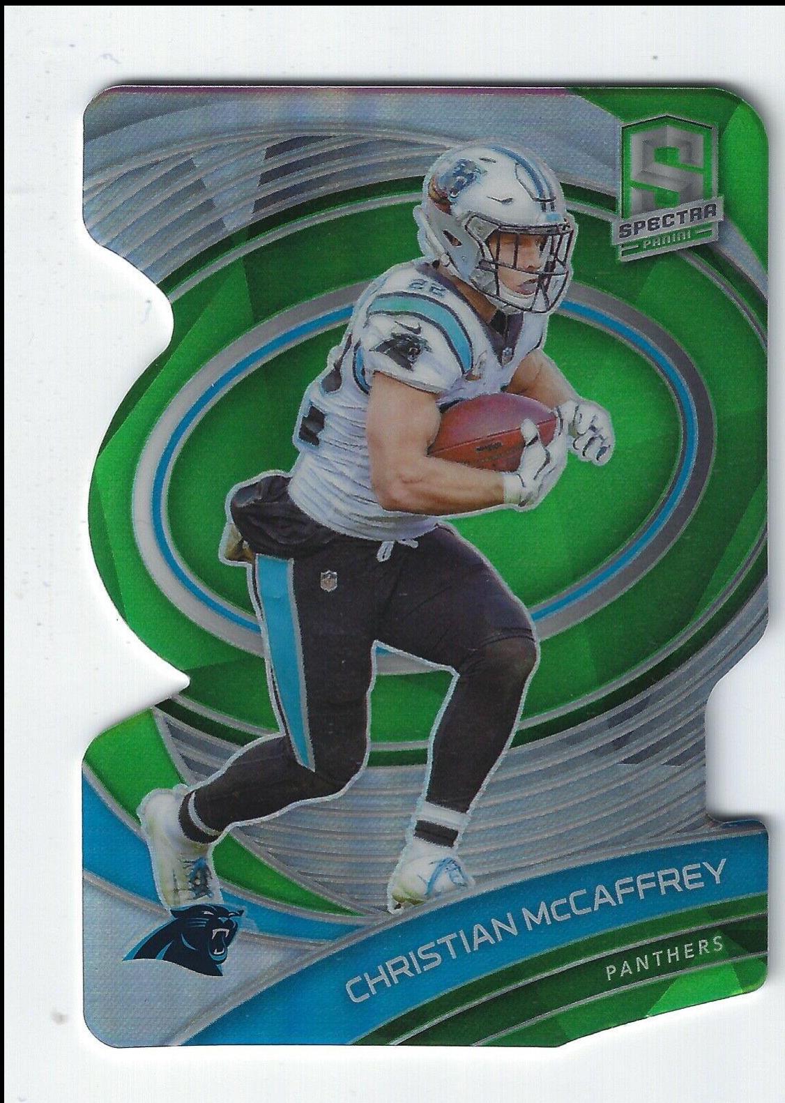 Christian McCaffrey [Green Die Cut] #14