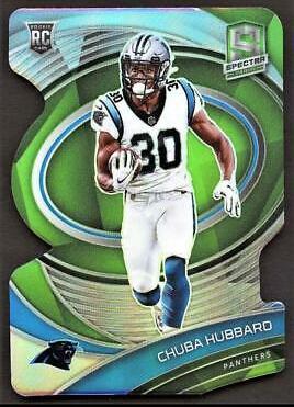 Chuba Hubbard [Green Die Cut] #172