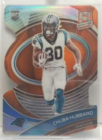 Chuba Hubbard [Orange Die Cut] #172
