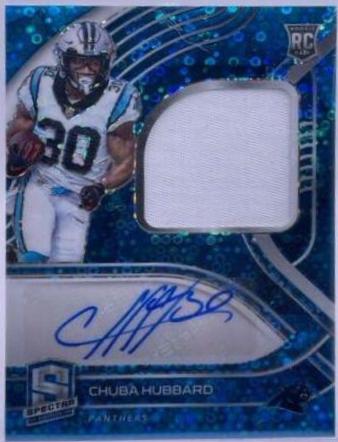 Chuba Hubbard [Patch Autograph Neon Blue] #219