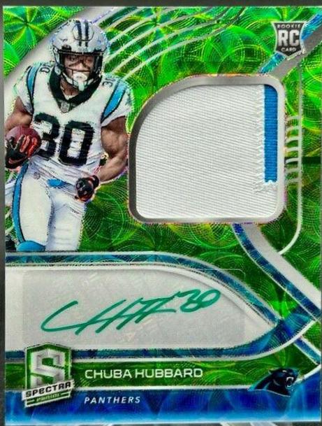 Chuba Hubbard [Patch Autograph Neon Green] #219