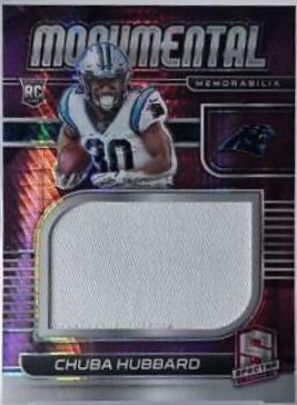 Chuba Hubbard [Patch Autograph Neon Pink] #219
