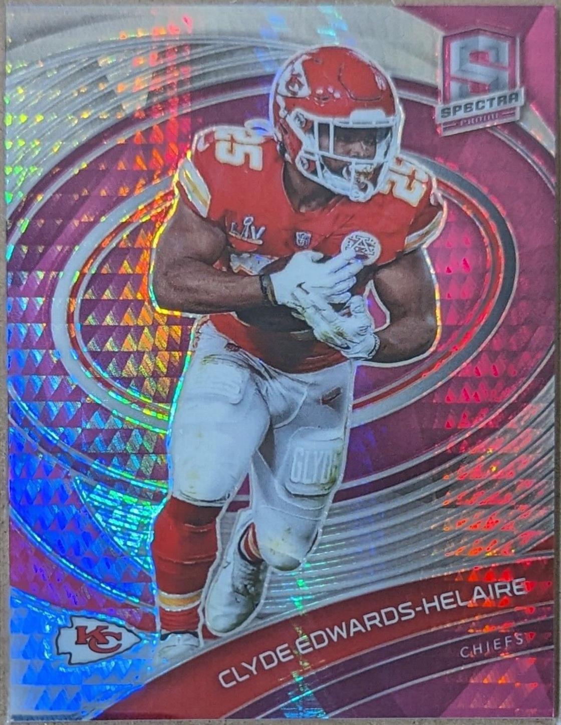 Clyde Edwards Helaire [Pink Die Cut] #50