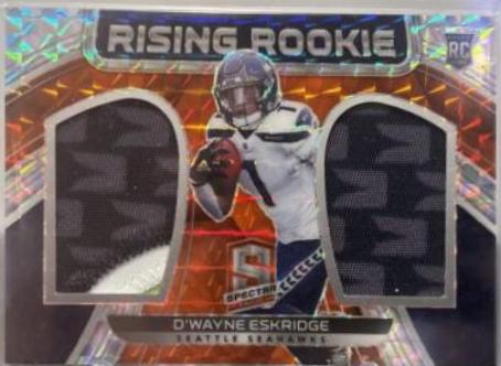 D'Wayne Eskridge [Patch Autograph Neon Orange] #226