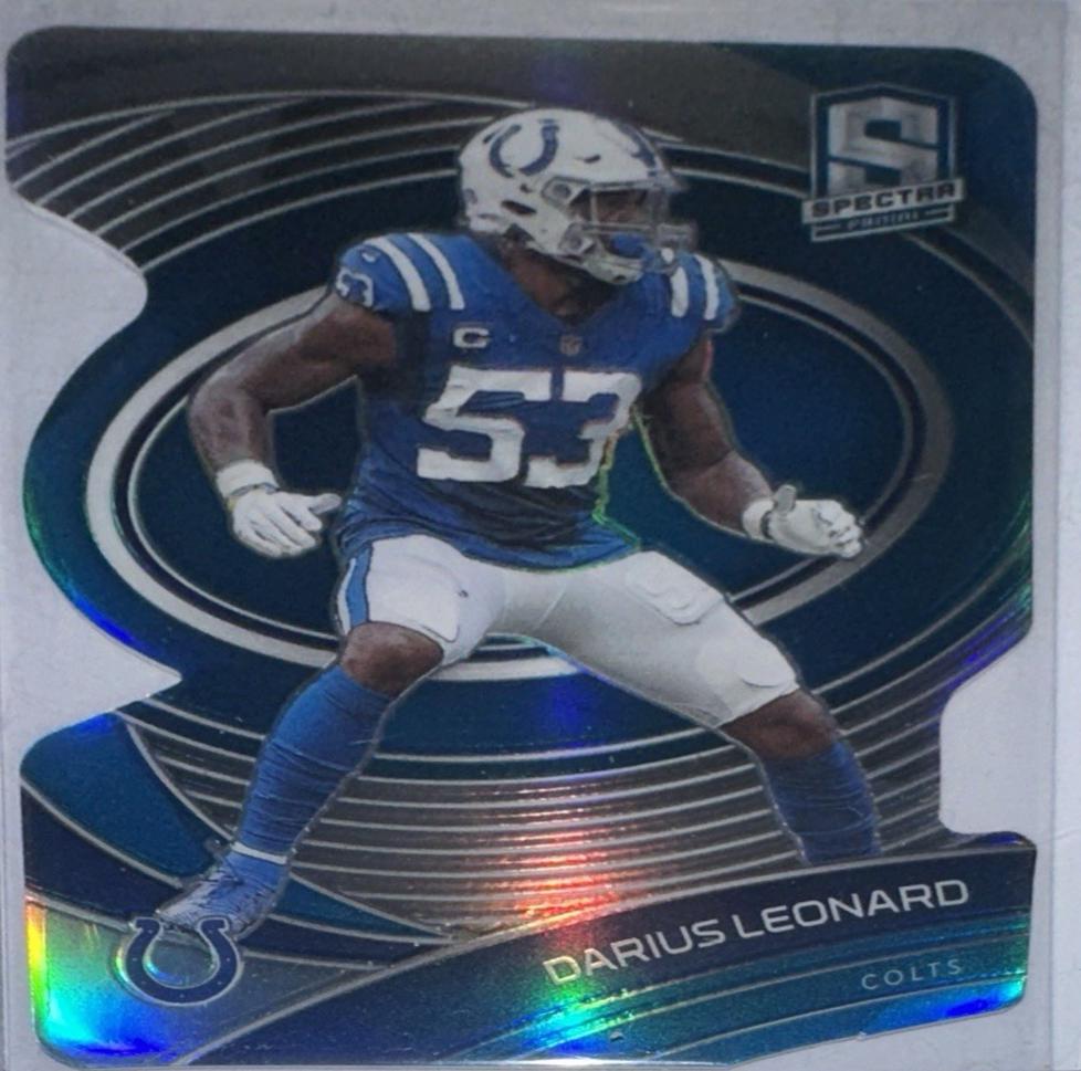 Darius Leonard [Blue Die Cut] #38