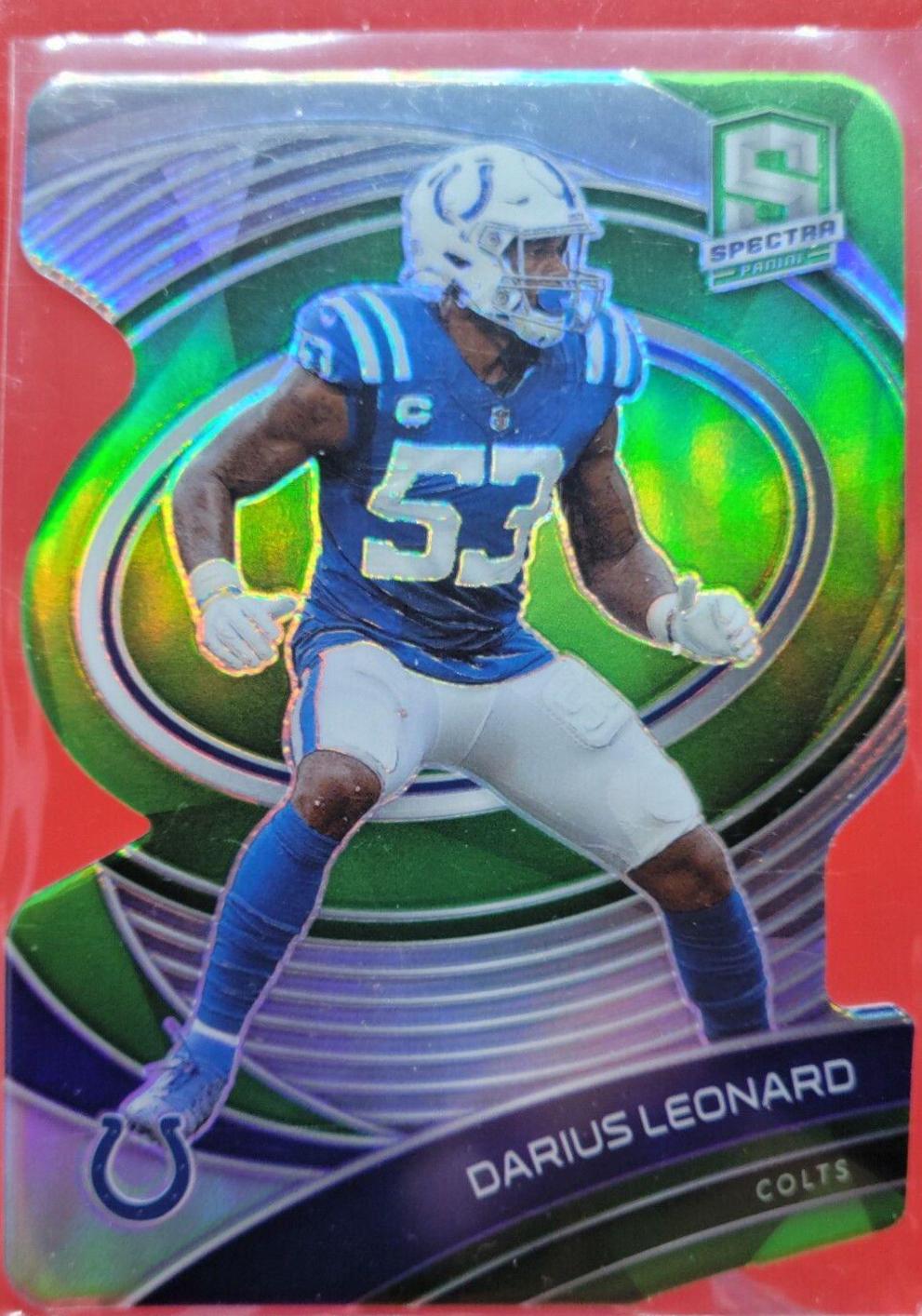 Darius Leonard [Green Die Cut] #38