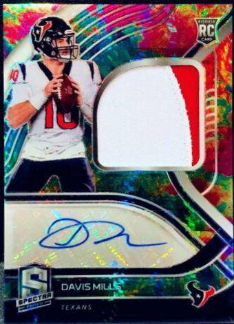 Davis Mills [Patch Autograph Celestial] #223