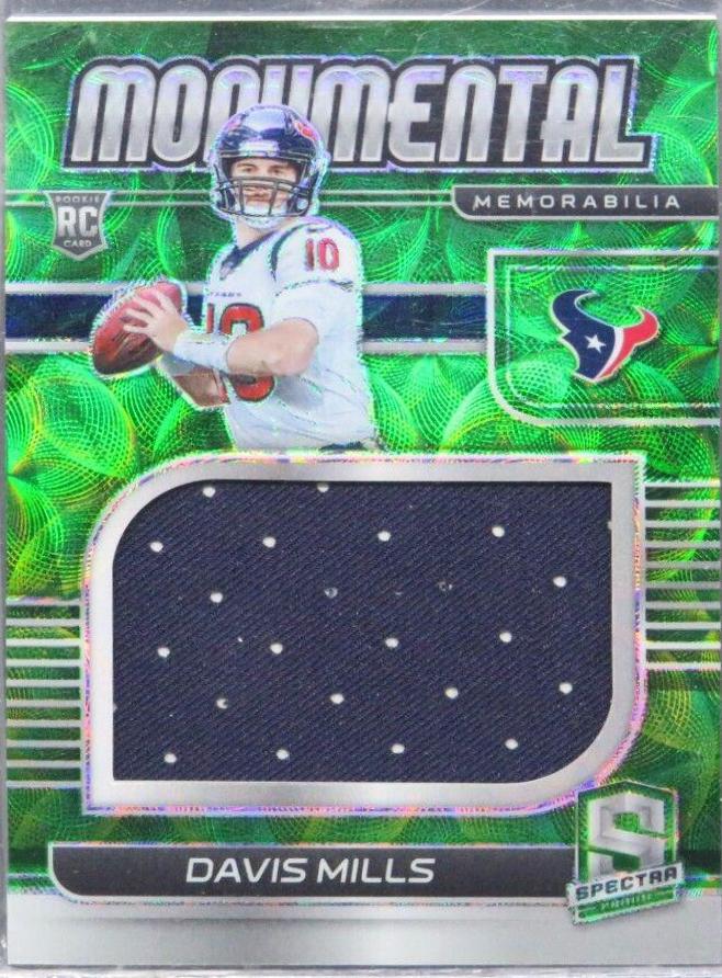 Davis Mills [Patch Autograph Neon Green] #223