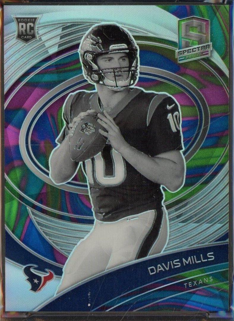 Davis Mills [Patch Autograph Neon Marble] #223