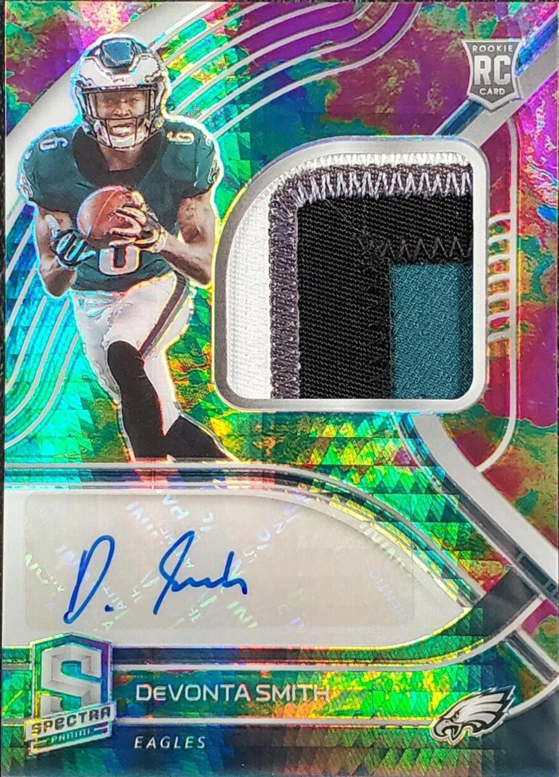 DeVonta Smith [Patch Autograph Hyper] #210